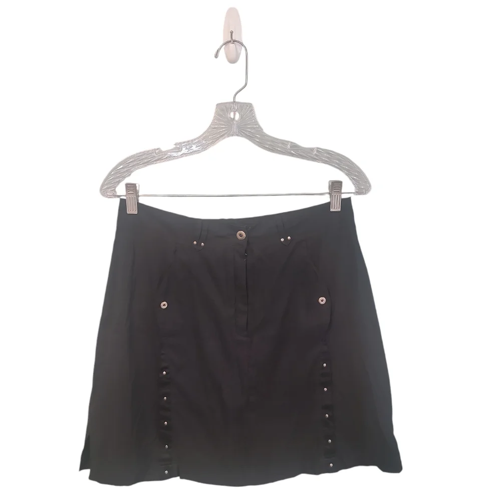 Jamie Sadock Womens Black Golf Athletic‎ Mini Skort Size 6